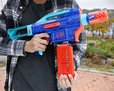 nerf sturmgewehr|Nerf Elite 2.0 Stormcharge Motorized Blaster, 20 Nerf。